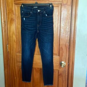 Express Jean leggings.  High rise!